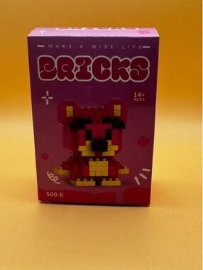 Make A Wish Mini Bricks Building Blocks Sets New (Lotso the bear)